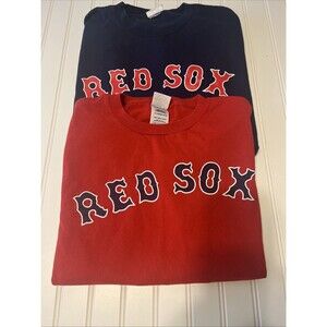 Jacoby Ellsbury Boston red Sox Tshirt Bundle Men’s Large Cotton Red Navy #46